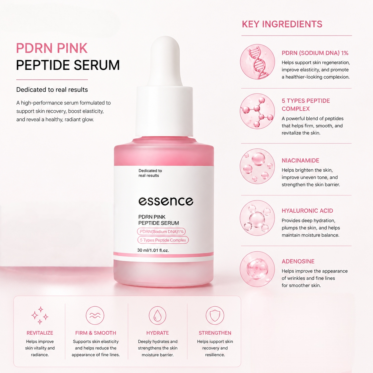 VOLURÉE PDRN Pink Peptide Serum