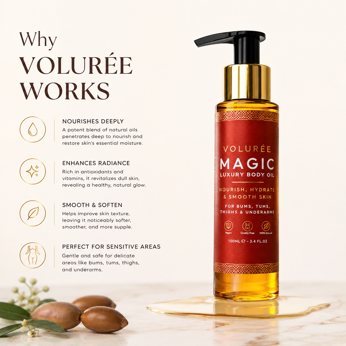 VOLURÉE Magic Body Oil - 100ML