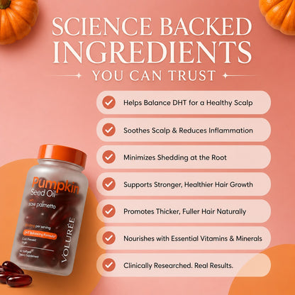 VOLURÉE Pumpkin Seed Oil Softgels