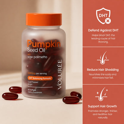 VOLURÉE Pumpkin Seed Oil Softgels