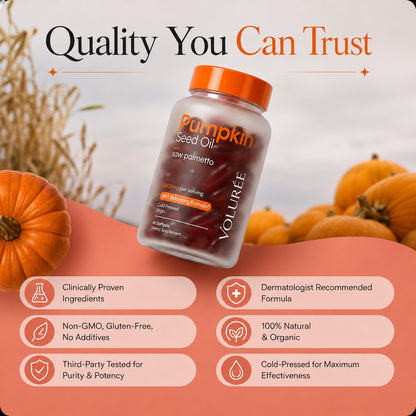 VOLURÉE Pumpkin Seed Oil Softgels